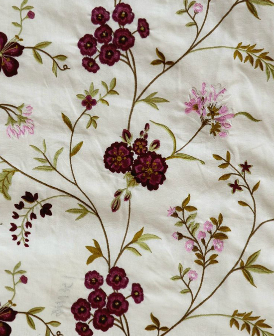Embroidered fabric